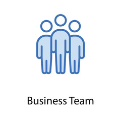 Business team icon design stock illustration