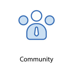 Community icon design stock illustration