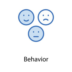 Behavior icon design stock illustration