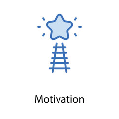 Motivation icon design stock illustration