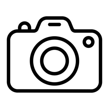 camera line icon