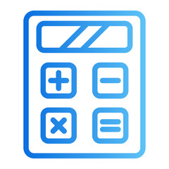 calculator gradient icon