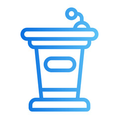 lectern gradient icon