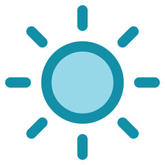 sun icon for illustration
