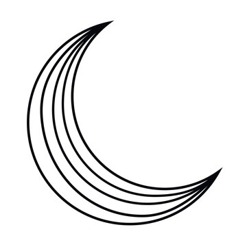 crescent moon line