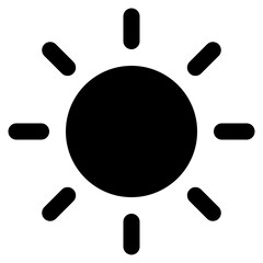 sun icon for illustration