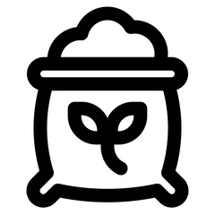 fertilizer icon for illustration