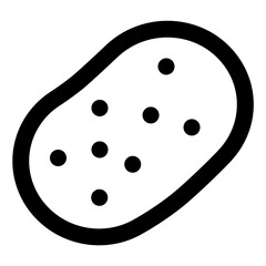 potato icon for illustration