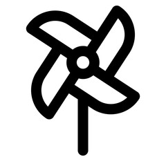 pinwheel icon for illustration