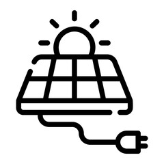 solar line icon