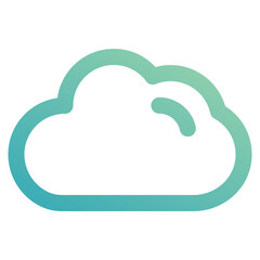 cloud icon for illustration