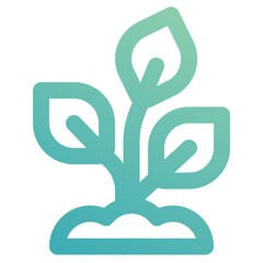 plant icon for illustration