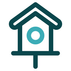 bird nest icon for illustration