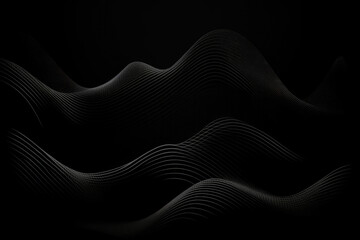 abstract black waves background wallpaper