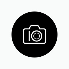Camera Icon - Vector, Sign and Symbol for Design, Presentation, Website or Apps Elements.   