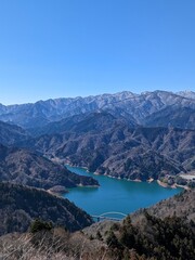 Fototapeta na wymiar 【神奈川県】冬の宮ヶ瀬湖
