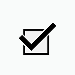 Checkmark Icon - Vector, Sign and Symbol for Design, Presentation, Website or Apps Elements