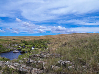 landscape with sky and clouds