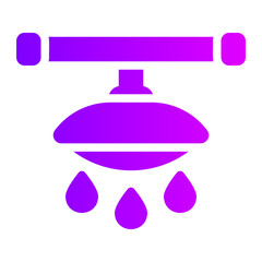shower head gradient icon