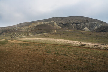 Fototapeta na wymiar Picturesque hills in surroundings of Koktebel. Crimea