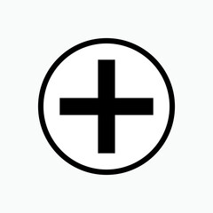 Obraz premium Add or Plus Icon - Vector. 