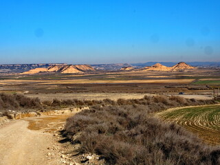 Naklejka premium Bardenas Reales en Navarra