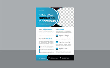 Business flyer template 