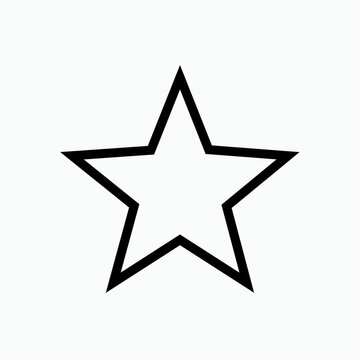 Star Icon - Vector, Sign and Symbol for Design, Presentation, Website or Apps Elements.   