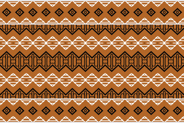 Tribal ethnic pattern. traditional pattern background It is a pattern geometric shapes. Create beautiful fabric patterns. Design for print. Using in the fashion industry.
