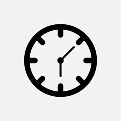 Clock Icon. Time Sign. Trendy Symbol for  Design, Presentation, Website or Apps Elements –  Vector.        