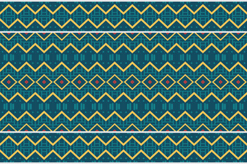 Geometric ethnic embroidery patterns. Traditional ethnic patterns vectors It is a pattern geometric shapes. Create beautiful fabric patterns. Design for print. Using in the fashion industry.