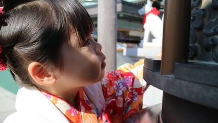 A little cute girl