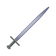 Sword icon on white.