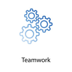 Team work icon design stock illustration
