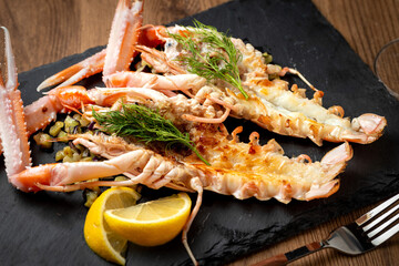 スカンピ（手長海老）のグリル