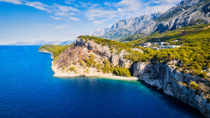 These stunning aerial photos of Croatia's beaches near Makarska reveal why this area is considered...