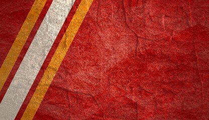 Calgary Flames ice hockey team uniform colors. Template for presentation or infographics.