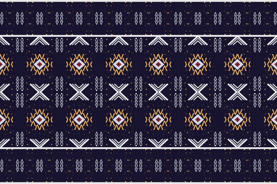 Ethnic stripes tribal color Geometric Traditional ethnic oriental design for the background. Folk embroidery, Indian, Scandinavian, Gypsy, Mexican, African rug, carpet.
