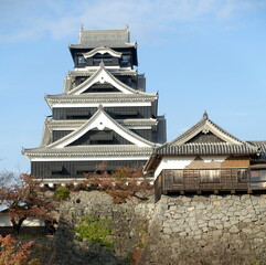 Fototapeta premium 熊本城 天守閣復旧