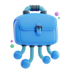 Business digital digitalization 3D Illustration