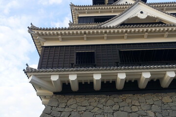 Fototapeta premium 熊本城 天守閣復旧