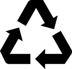 RECYCLE icon as concept of reducing waste