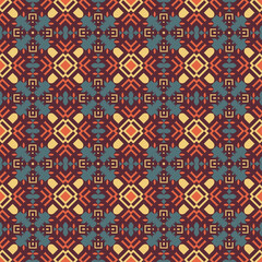 Seamless Geometric Pattern. Abstract texture designs can be used for backgrounds, motifs, textile, wallpapers, fabrics, gift wrapping, templates. Design Paper For Scrapbook. Vector.