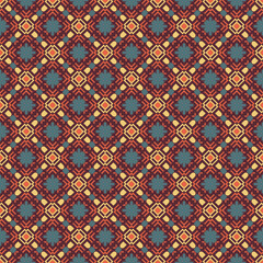 Seamless Geometric Pattern. Abstract texture designs can be used for backgrounds, motifs, textile, wallpapers, fabrics, gift wrapping, templates. Design Paper For Scrapbook. Vector.
