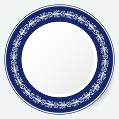 Frame of vector ornamental elements with motifs of Kazakh, Kyrgyz, Uzbek, Tatar, Yakut, Turk. National Asian decor for borders, textile, plate, tile, and print design. Workpiece for your design