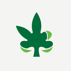 Marijuana Peace Logo