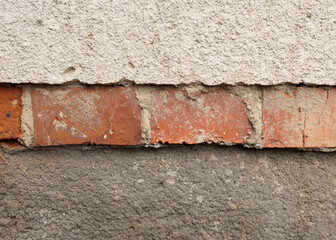 Wall background, destroyed and cracked walls, textures. The building needs repair. High quality photo