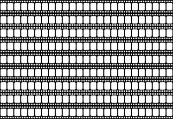 Seamless Filmstrip Motifs Pattern for Ornate, Decoration, Interior, Exterior, Background, Wallpaper, Cover or Graphic Design Element. Vector Illustration 