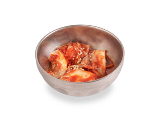 kimchi salad of korean food traditional in bowl