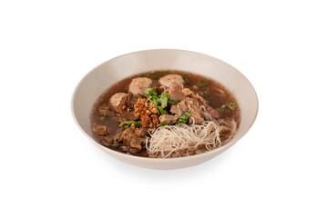 rice noodle soup with pork